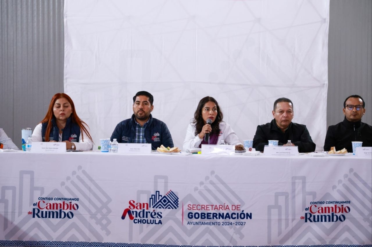 Lupita Cuautle supervisa avances y compromisos con juntas auxiliares e inspectorías 