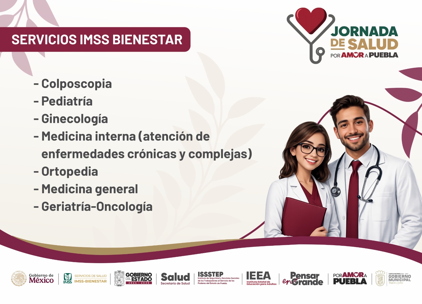 Cuautlancingo será sede de la Mega Jornada de Salud “Por Amor a Puebla”