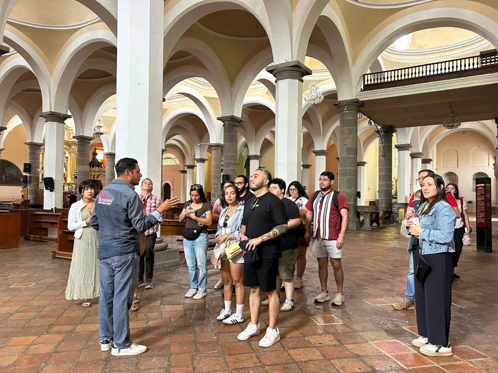 San Pedro Cholula fortalece lazos internacionales y culturales con estudiantes de la Universidad de Texas