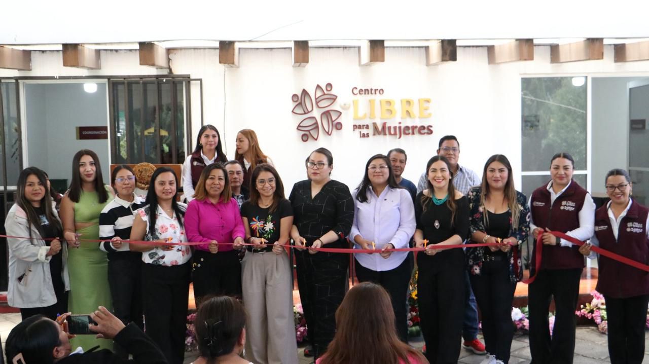 Inauguración del Centro LIBRE en Chiautempan, Tlaxcala.