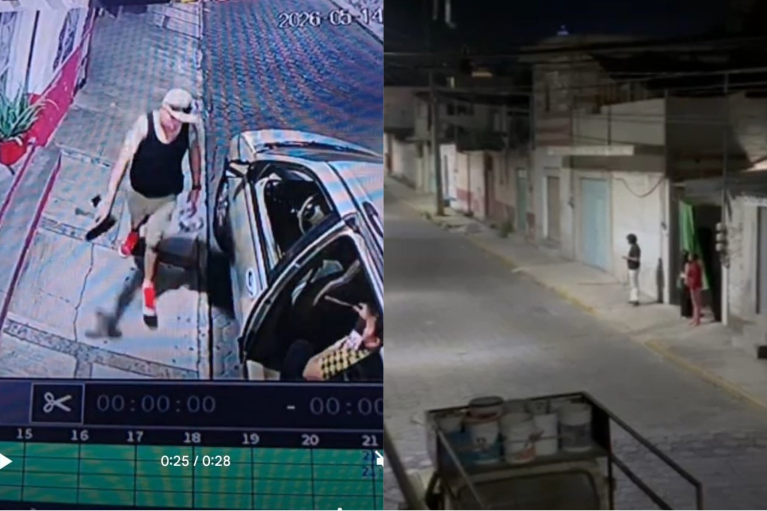 Vecinos en calle con alarma vecinal en San Bartolomé