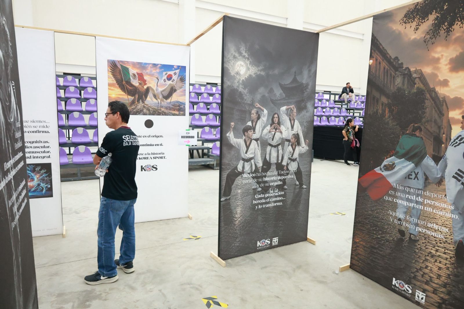 Exposición inmersiva de taekwondo en Tlaxcala