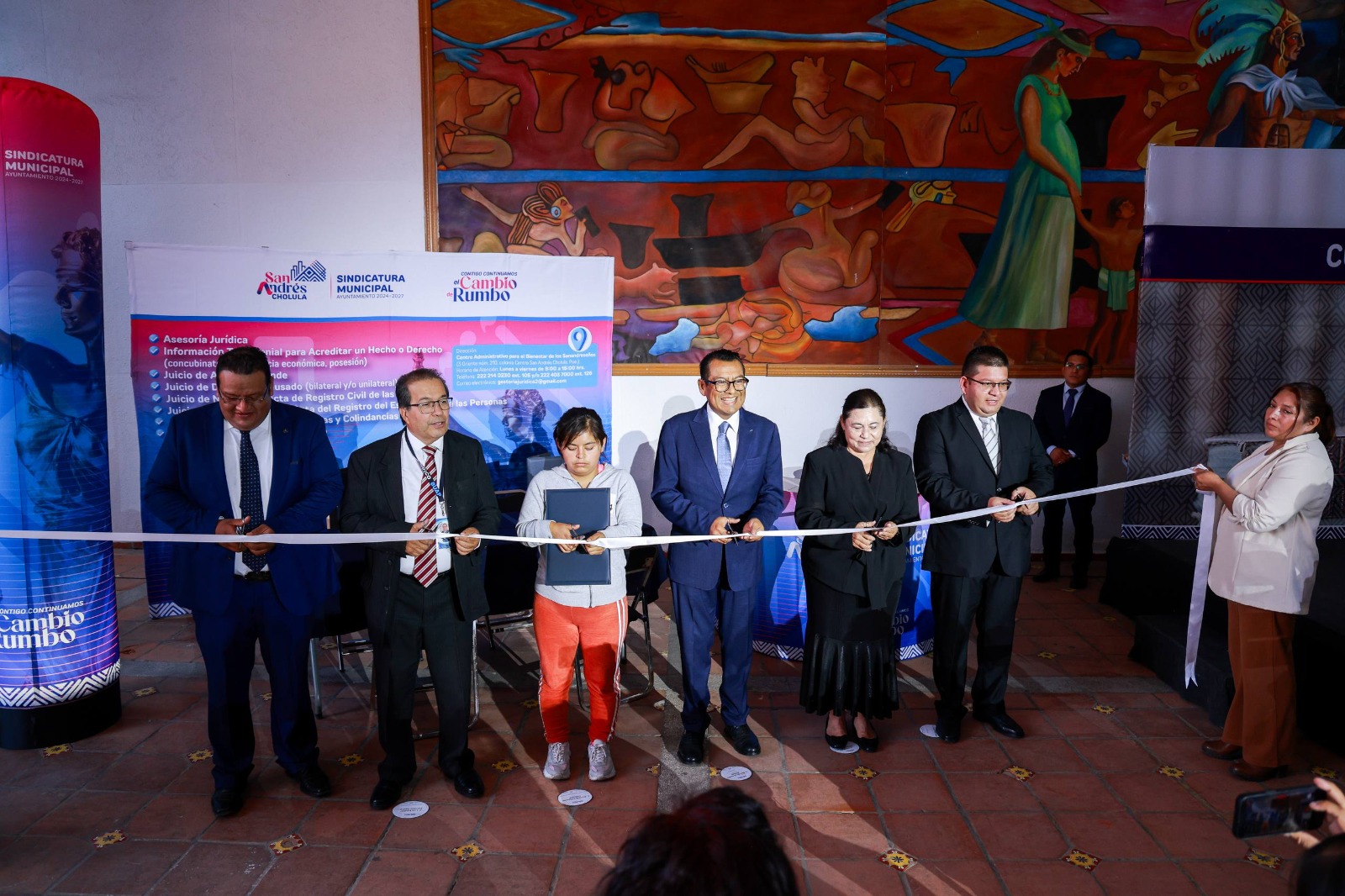 Gobierno de San Andrés Cholula entrega sentencias judiciales e inaugura módulo de atención jurídica