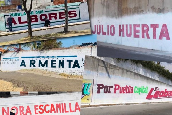 Cabildo de Puebla va contra propaganda política anticipada en bardas y espectaculares