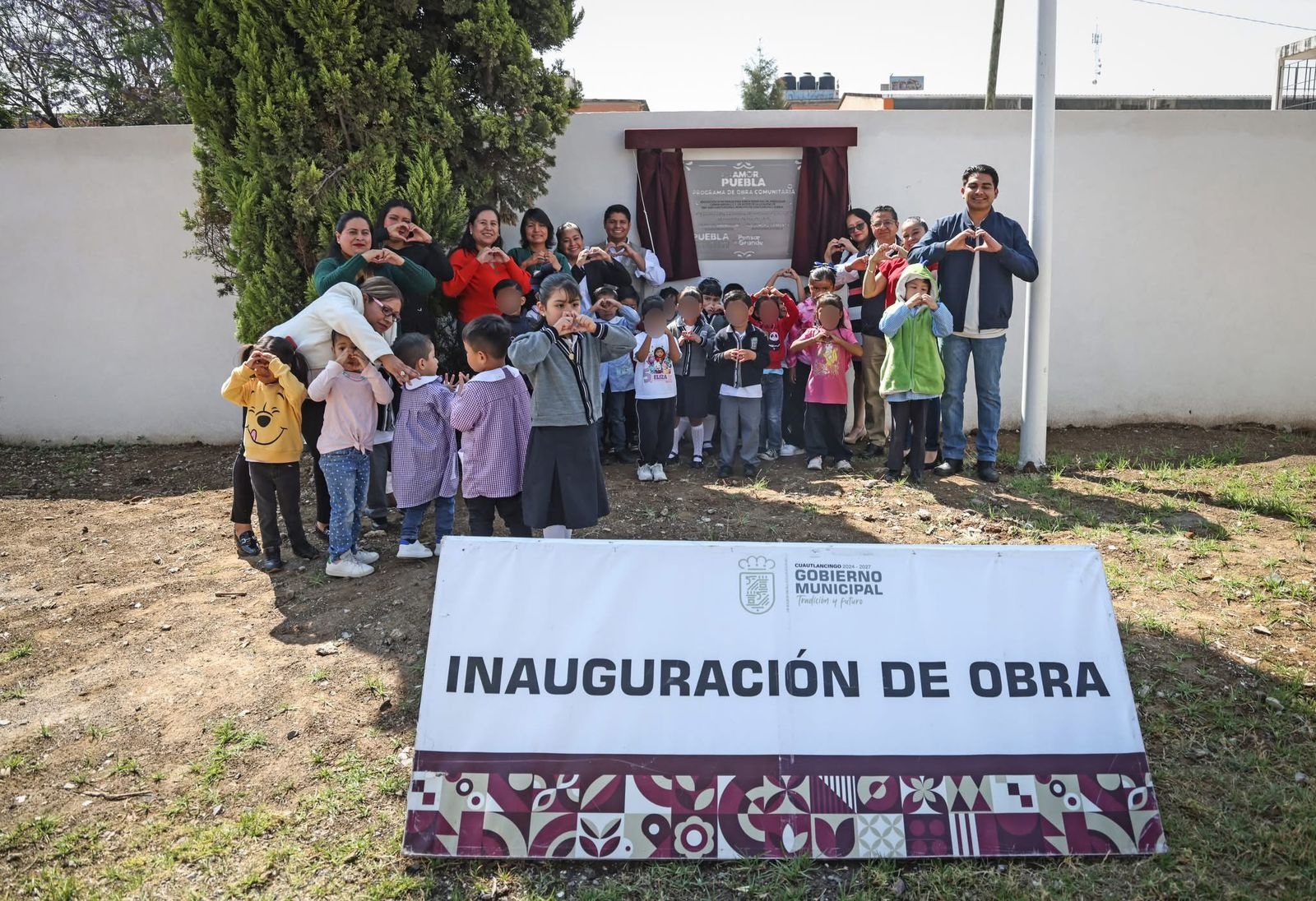 Omar Muñoz dignifica espacios educativos en Cuautlancingo