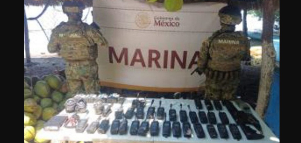 Elementos de Marina durante operativo en Chiapas