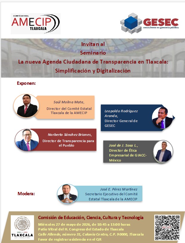 Seminario sobre transparencia y digitalización en Tlaxcala