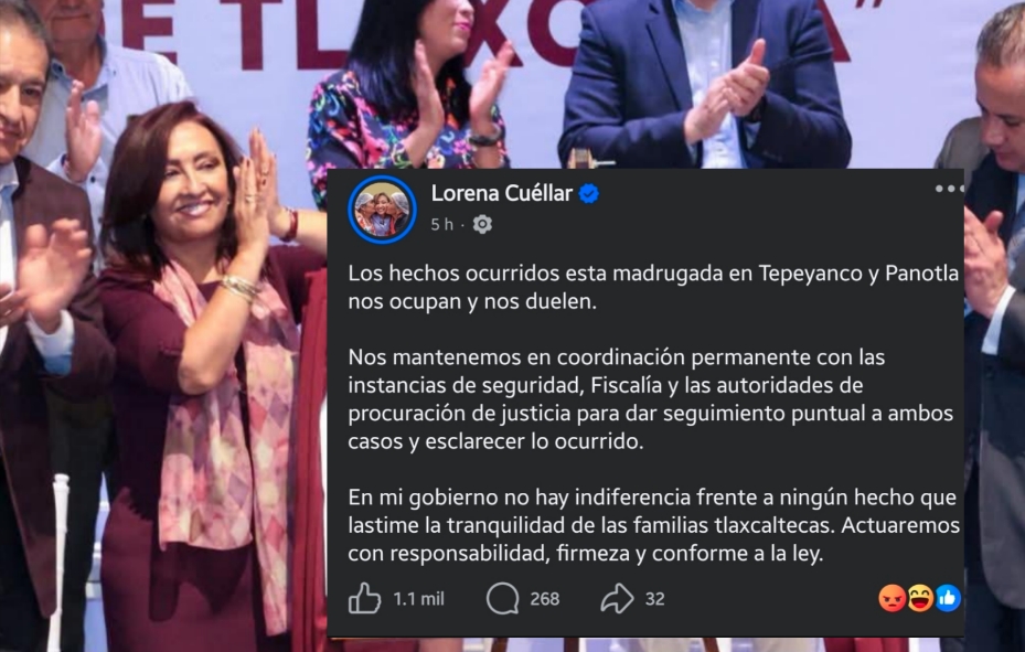 Triple homicidio pone a prueba la estrategia de seguridad de Lorena Cuéllar