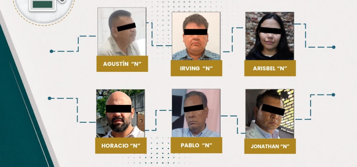Vehículos de seguridad durante traslado de detenidos