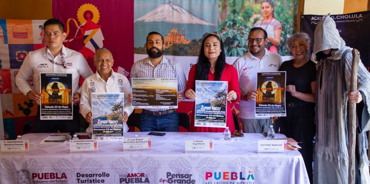 Evento cultural en el Museo Regional de Cholula