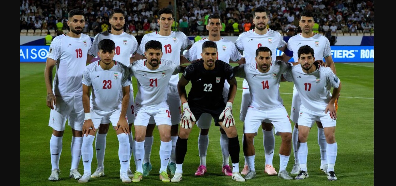Jugadores de Irán entrenando rumbo al Mundial 2026