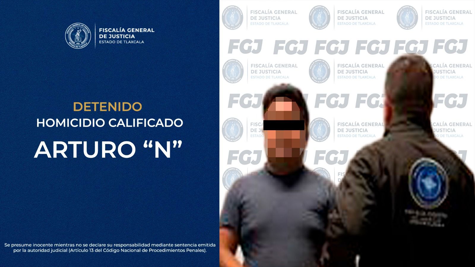 Cae conductor de Didi ligado a homicidios en Panotla y Tepeyanco; FGJE va por más implicados