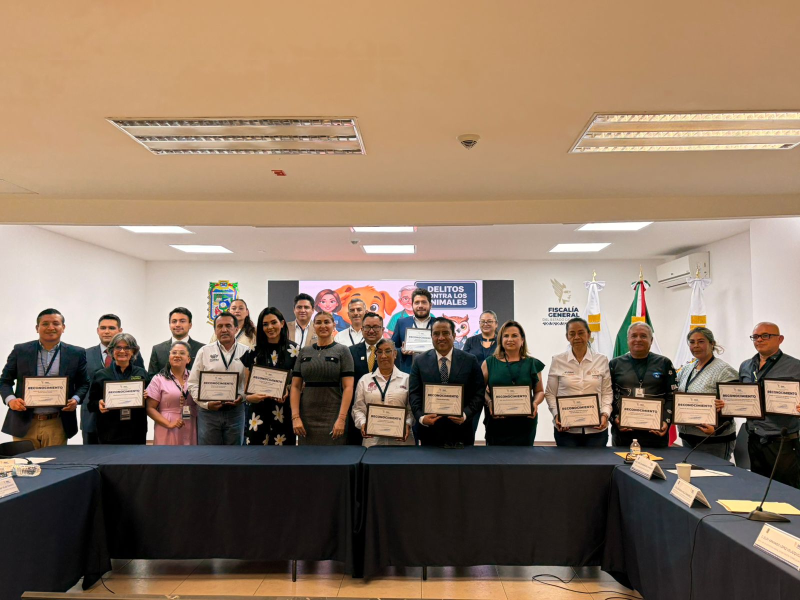 Reconoce Fiscalía General del Estado trabajo del Centro de Bienestar Animal de Cuautlancingo 