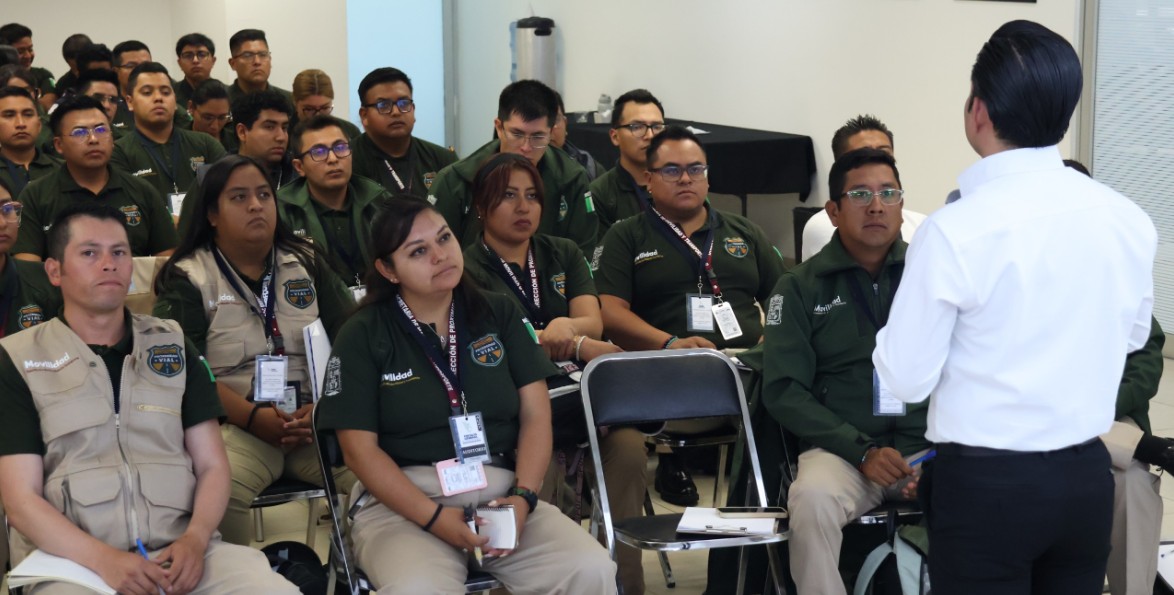 Capacitación de agentes de proximidad vial en Puebla