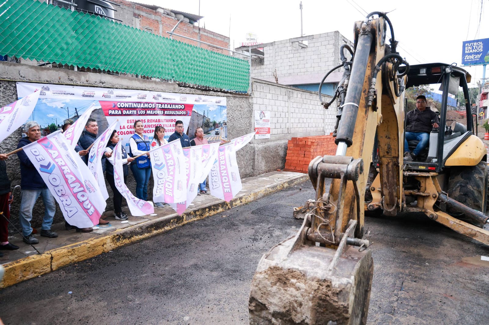 Más obras de calidad en San Andrés Cholula: Lupita Cuautle arranca obra de rehabilitación en Concepción Guadalupe