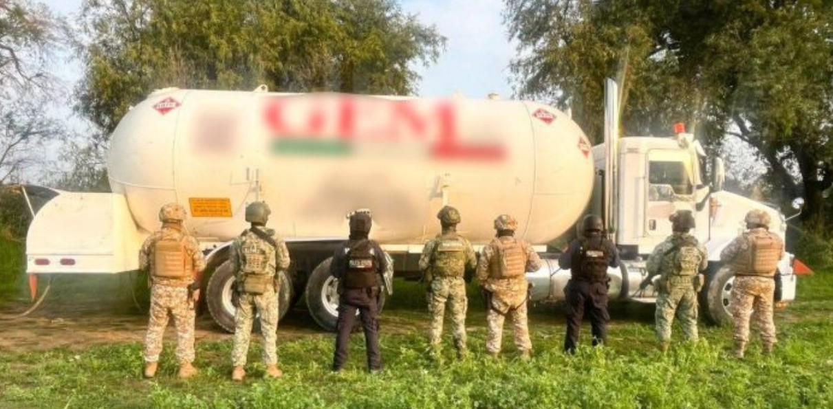 Operativo de seguridad contra robo de combustible en Huejotzingo