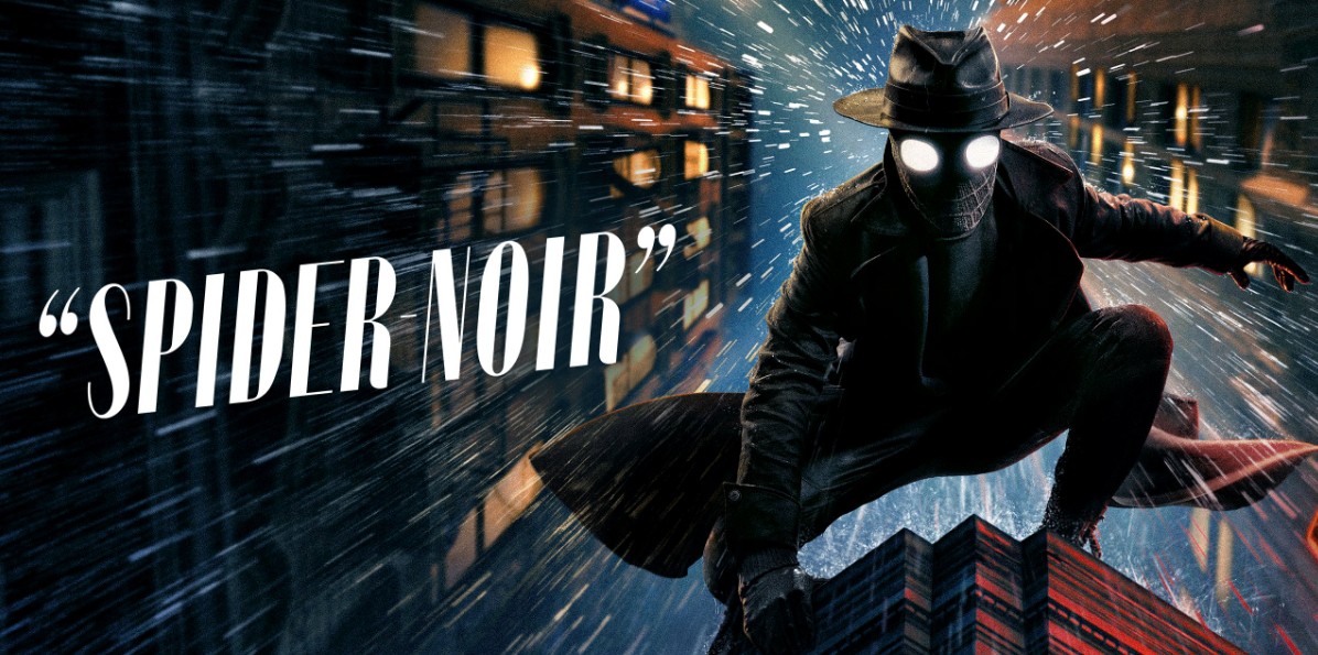 Nicolas Cage caracterizado como Spider-Noir.