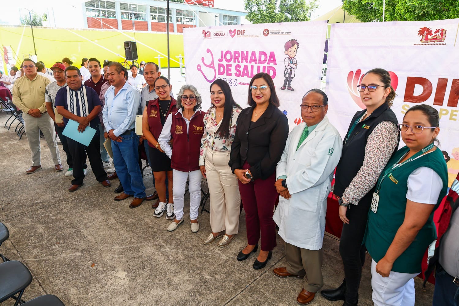 Tonantzin Fernández reafirma su compromiso con la salud de las familias de San Pedro Cholula