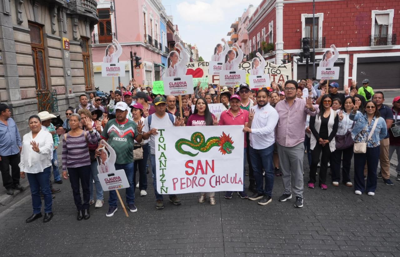 Desde Puebla, Tonantzin Fernández respalda el proyecto de transformación encabezado por Claudia Sheinbaum