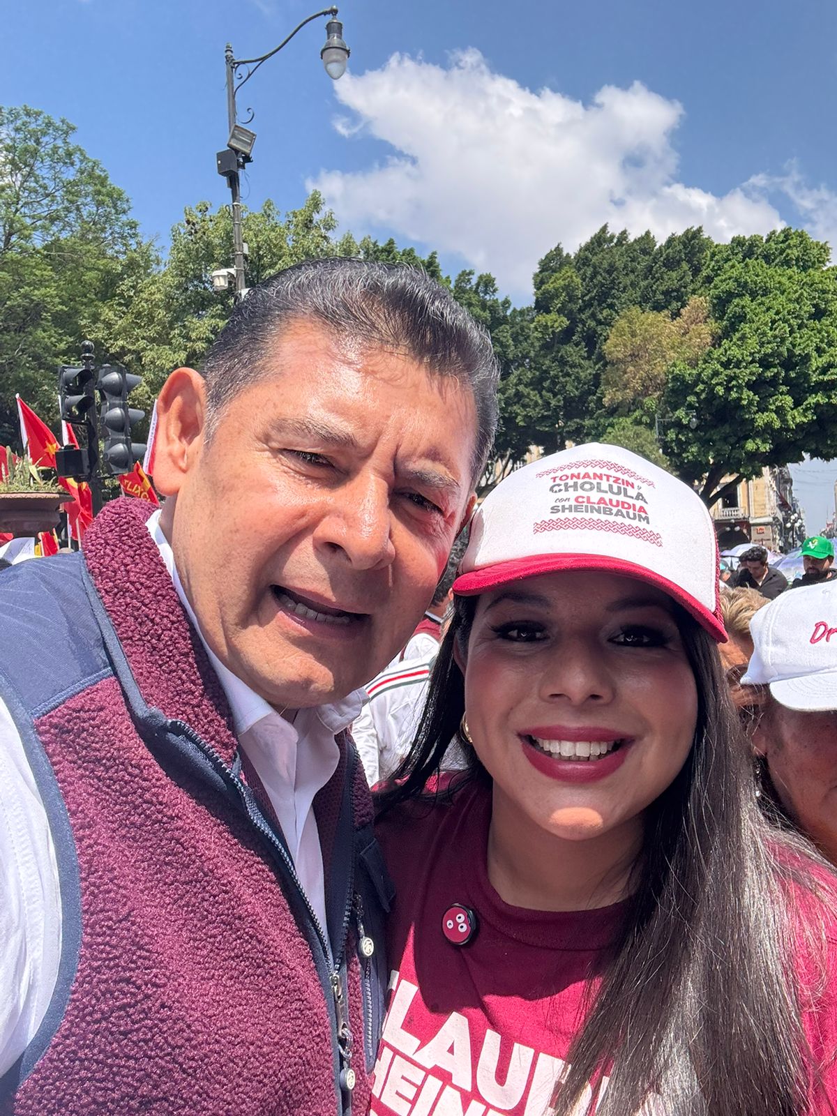 Desde Puebla, Tonantzin Fernández respalda el proyecto de transformación encabezado por Claudia Sheinbaum