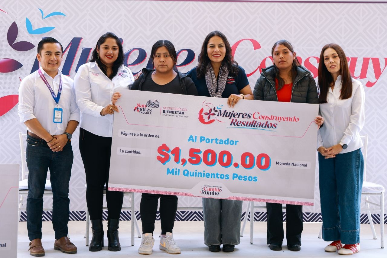 Más mujeres construyen resultados en San Andrés Cholula