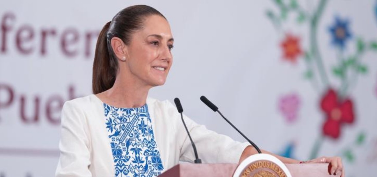 Claudia Sheinbaum en evento público durante su gobierno