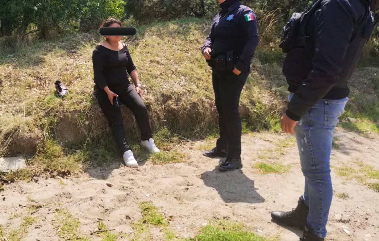 Rescatan y brindan atención a mujer embarazada; fue agredida por su pareja en Chiautempan