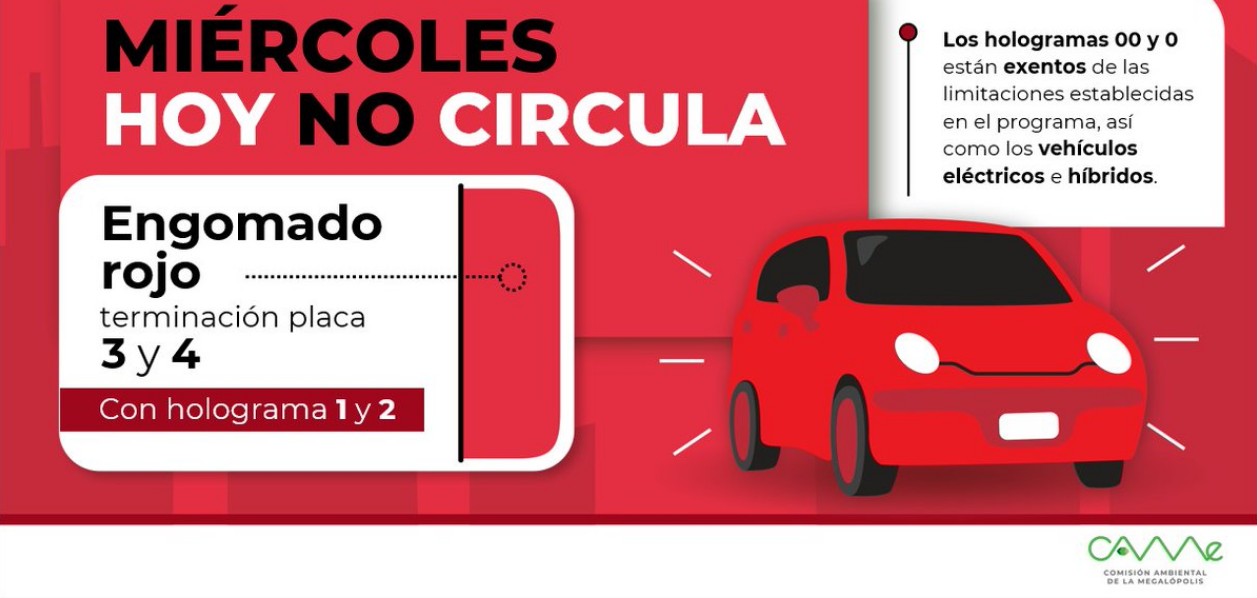 Tráfico en la Ciudad de México con autos en fila