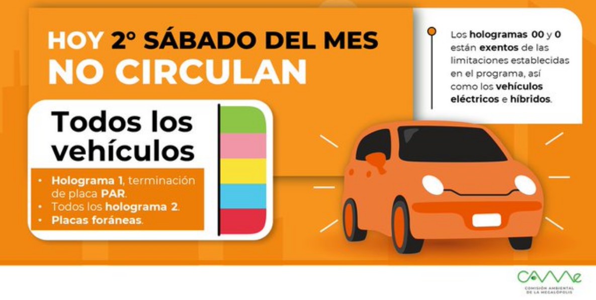 Autos circulando en una avenida de la Ciudad de México
