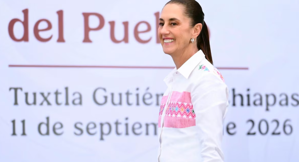 Claudia Sheinbaum durante conferencia presidencial