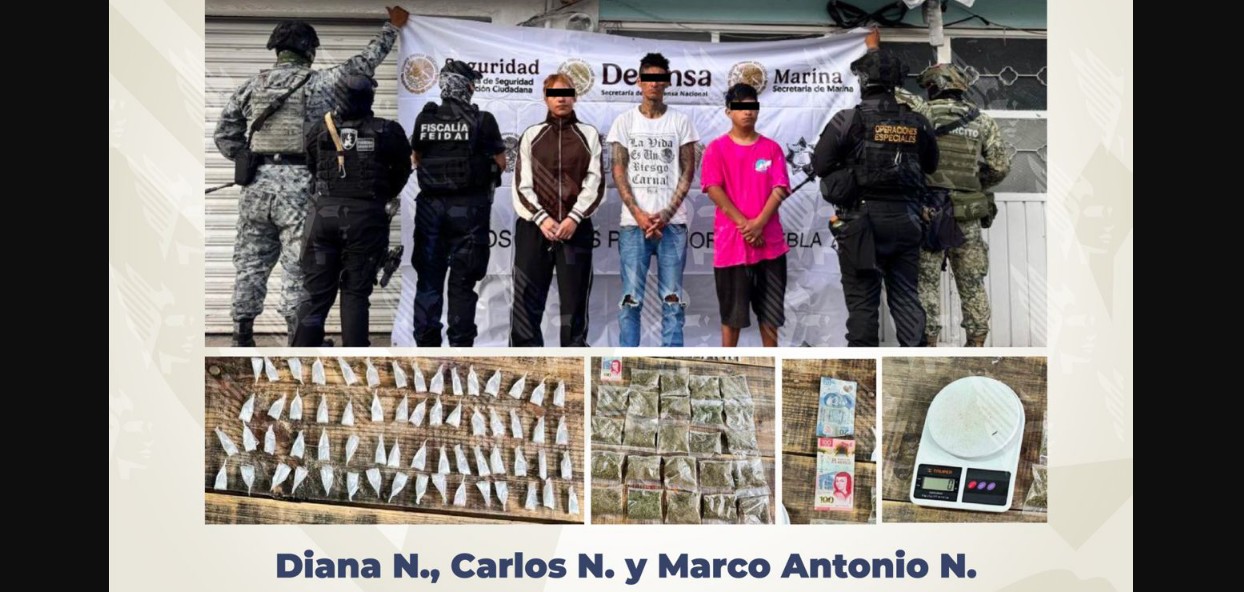 Operativo de seguridad en Santiago Momoxpan