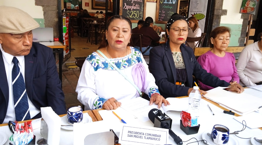Patricia Hernández Lima durante conferencia de prensa.