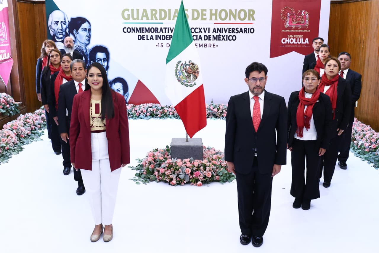 COMUNICADO: Guardias de honor al lábaro patrio San Pedro Cholula