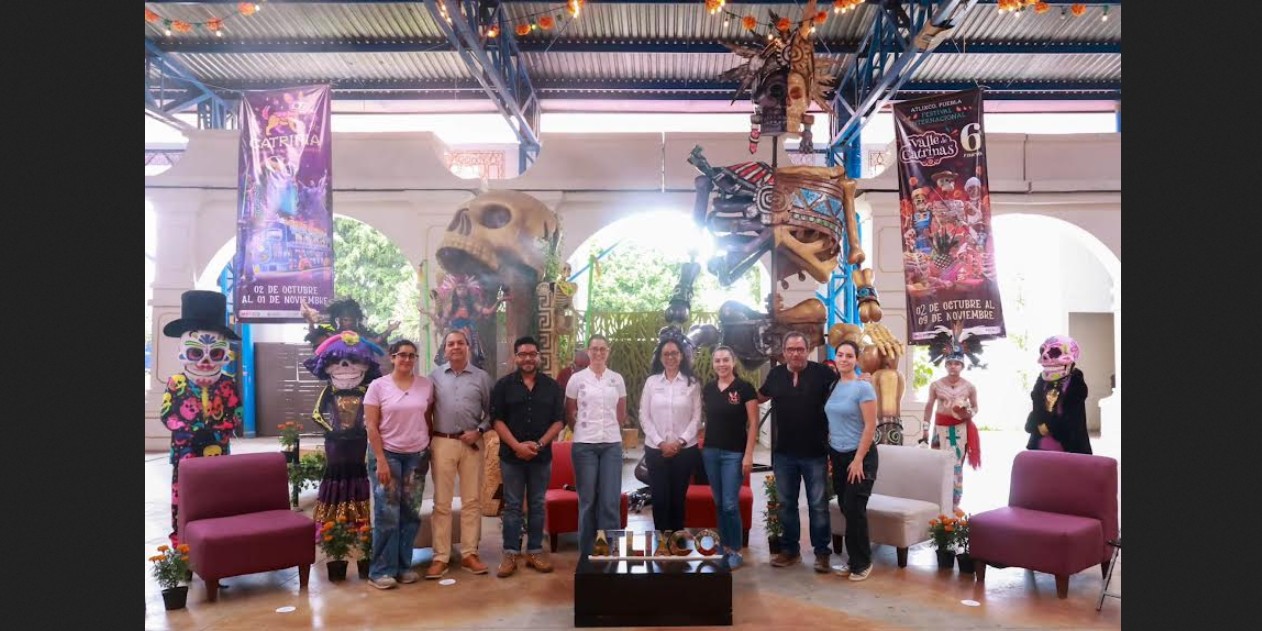 Catrina monumental en Atlixco