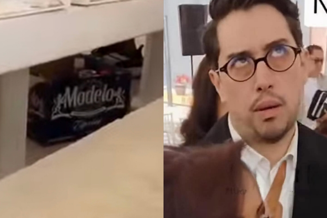 Desmiente Gobierno de Tlaxcala consumo de alcohol en evento presidencial; asegura que caja de cerveza transportaba refrescos