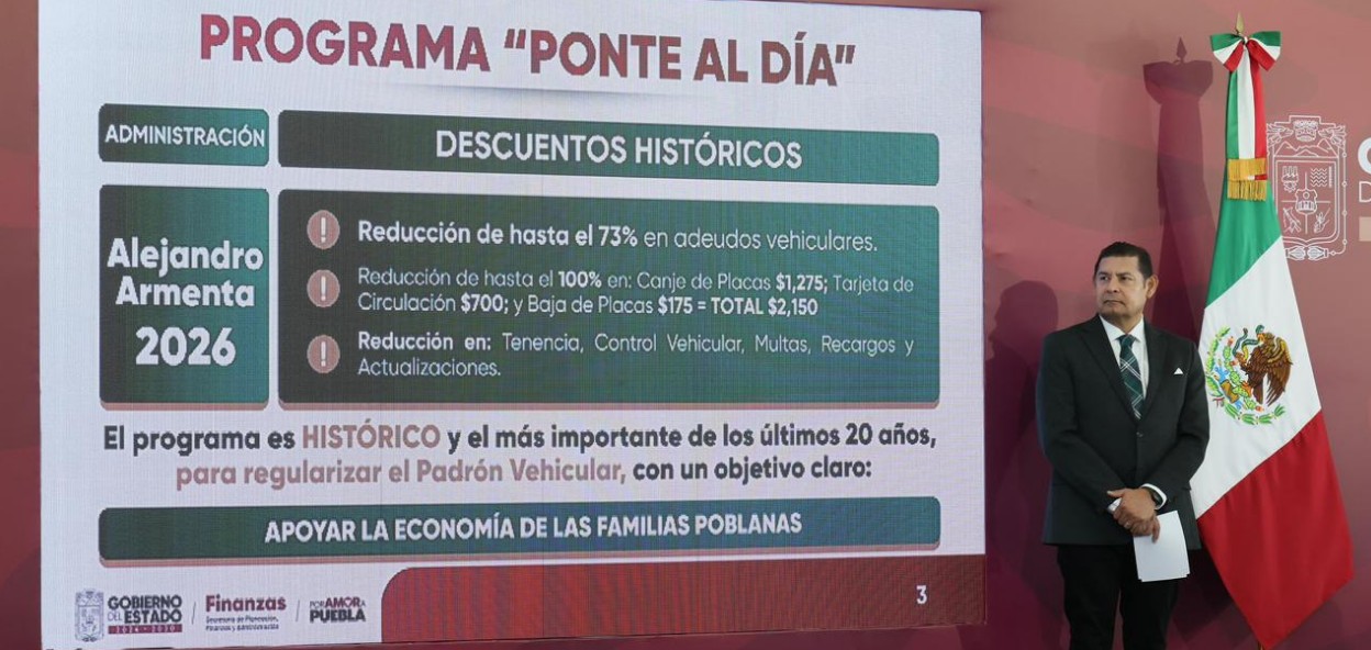 Placas vehiculares de Puebla