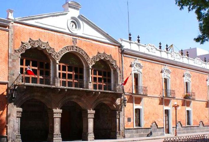 Elementos de la SSC durante labores de seguridad en Tlaxcala.