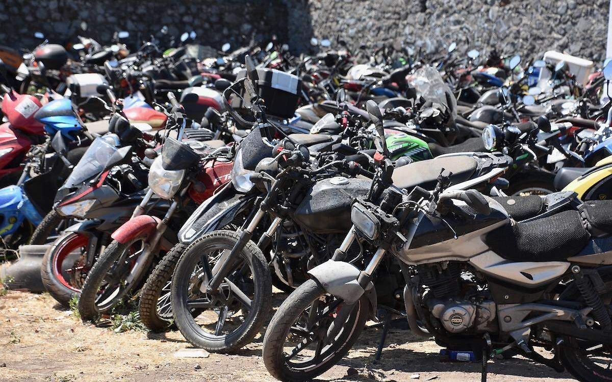 Cerca de 10 mil motocicletas han sido enviadas al corralón en Puebla