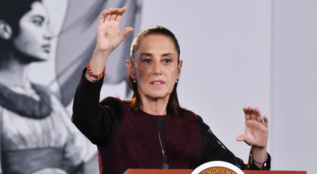 Claudia Sheinbaum durante su conferencia matutina
