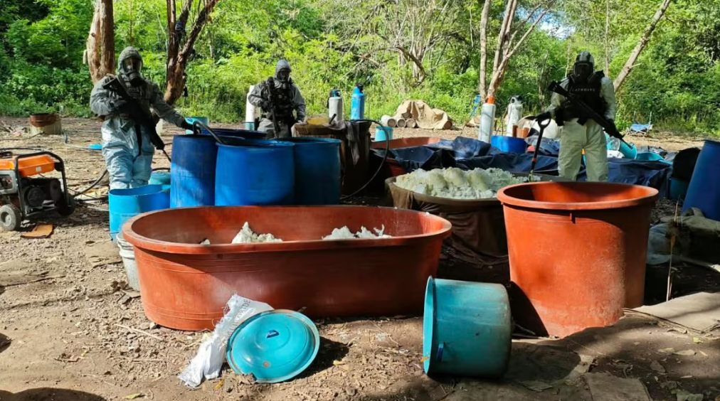 Operativo federal contra laboratorios clandestinos