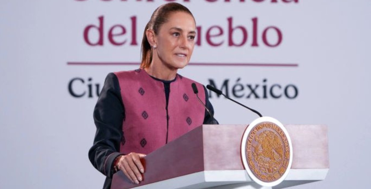 Claudia Sheinbaum durante conferencia matutina