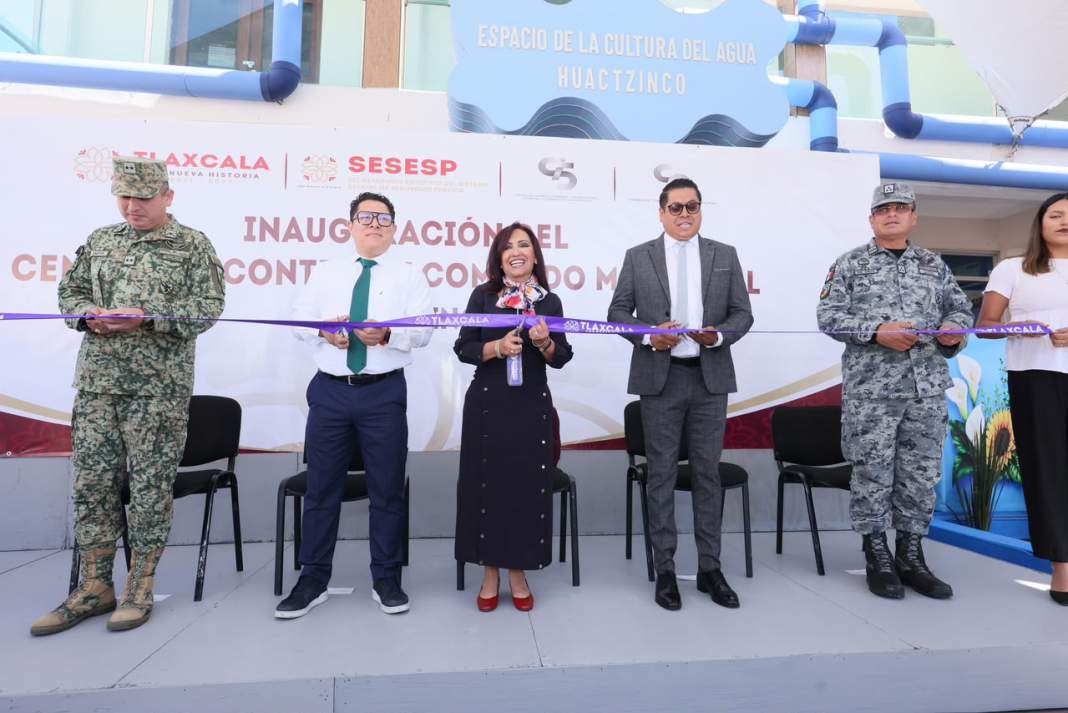 Centro C2 con cámaras de videovigilancia en Huactzinco