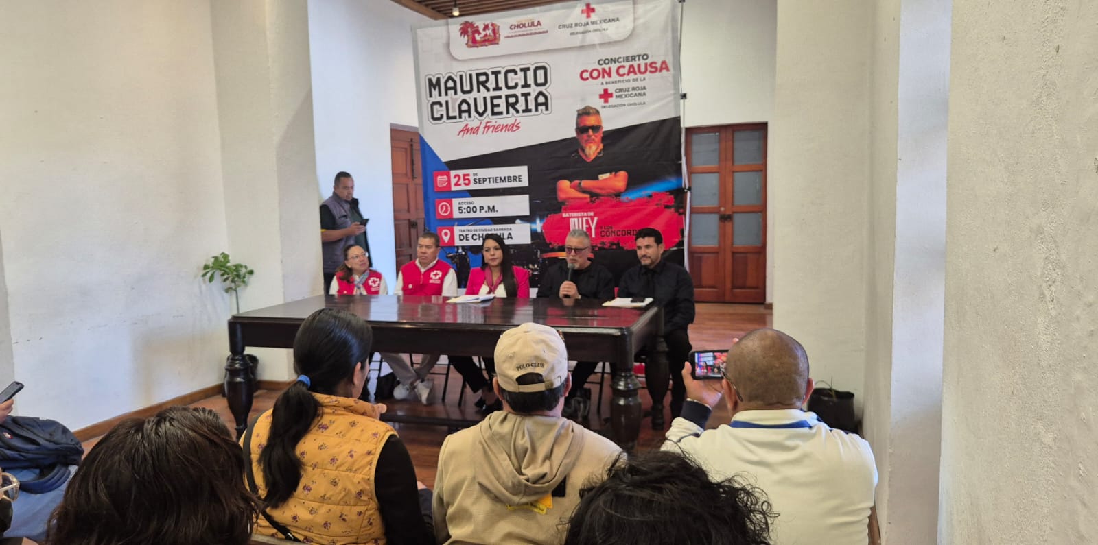 Rock en español se une a una causa altruista en Cholula: “Mauricio Claveria And Friends”