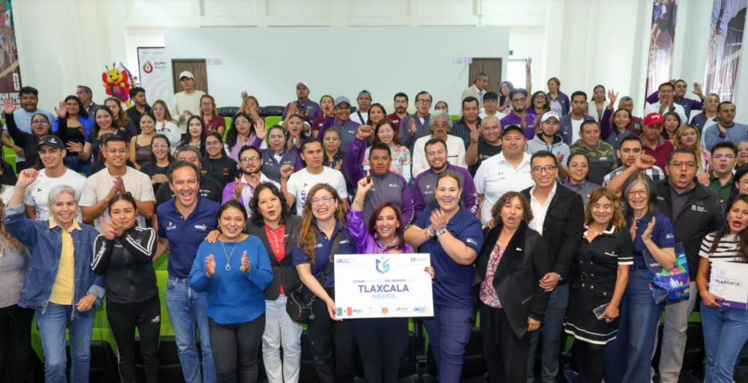 Tlaxcala recibe reconocimiento como Ciudad Americana del Deporte 2027.