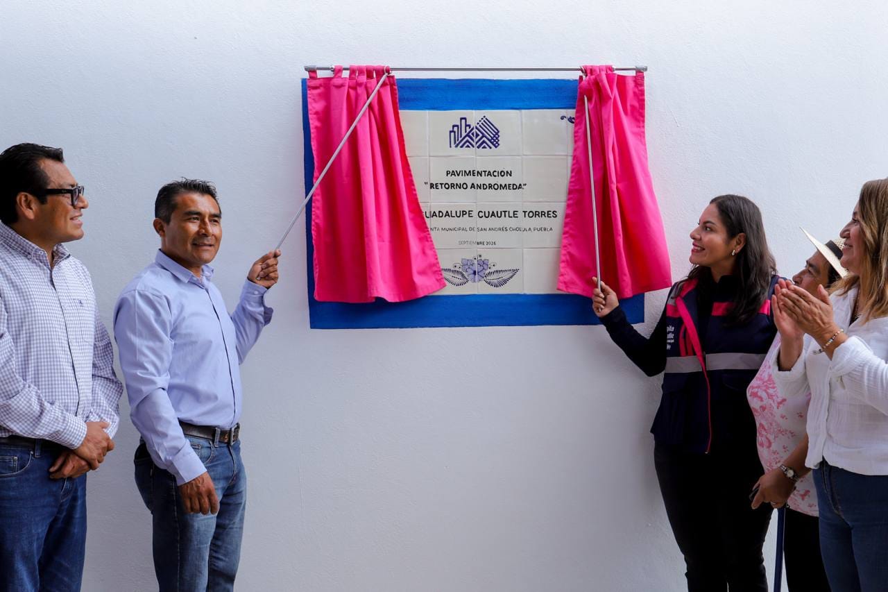 Inaugura Lupita Cuautle obra con punto de monitoreo inteligente en Concepción la Cruz
