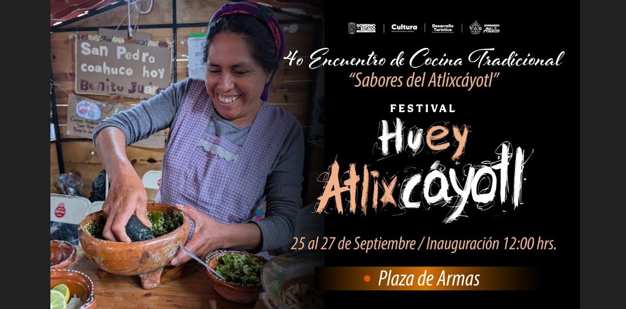Danzantes del Huey Atlixcáyotl en Atlixco.