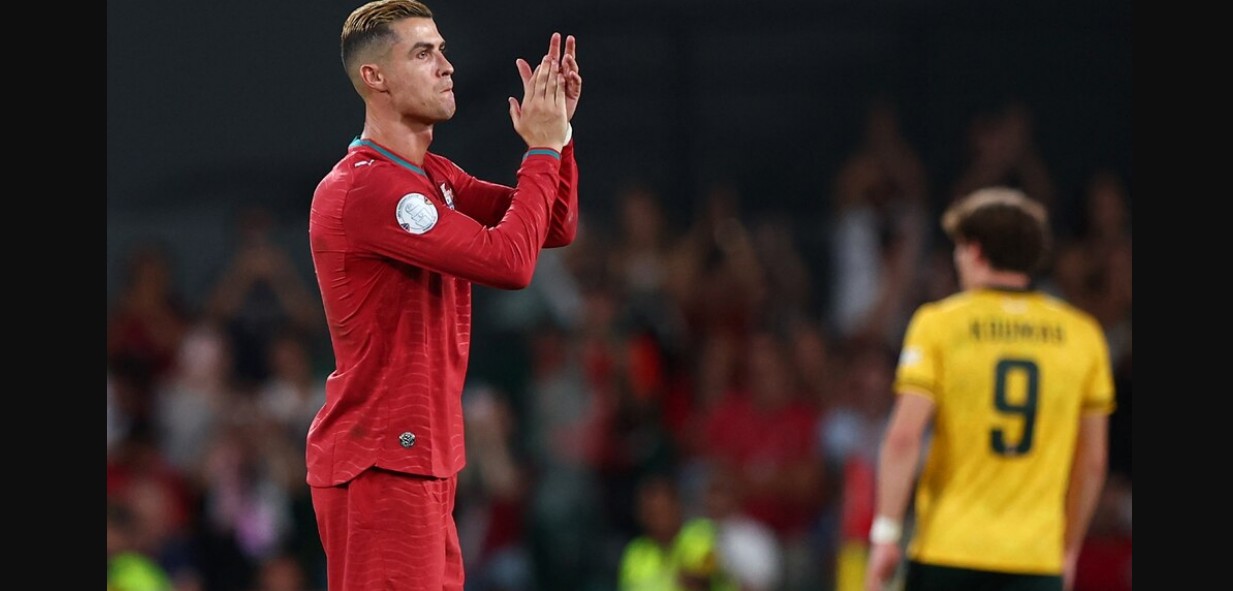 Haaland y Cristiano Ronaldo en la Nations League