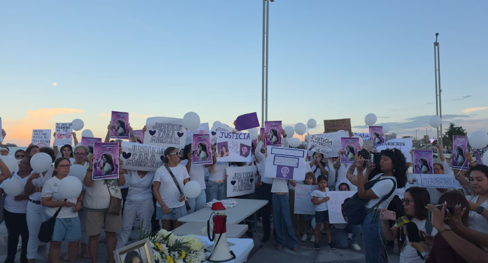 Familiares y amigos de María Cristina exigen justicia en Veracruz