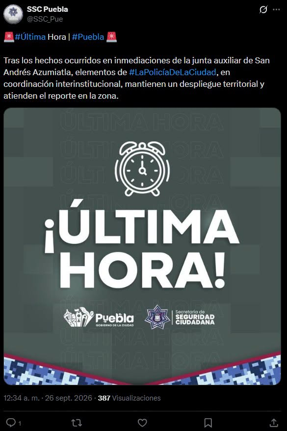 Azumiatla: pleito familiar acaba con un fallecido