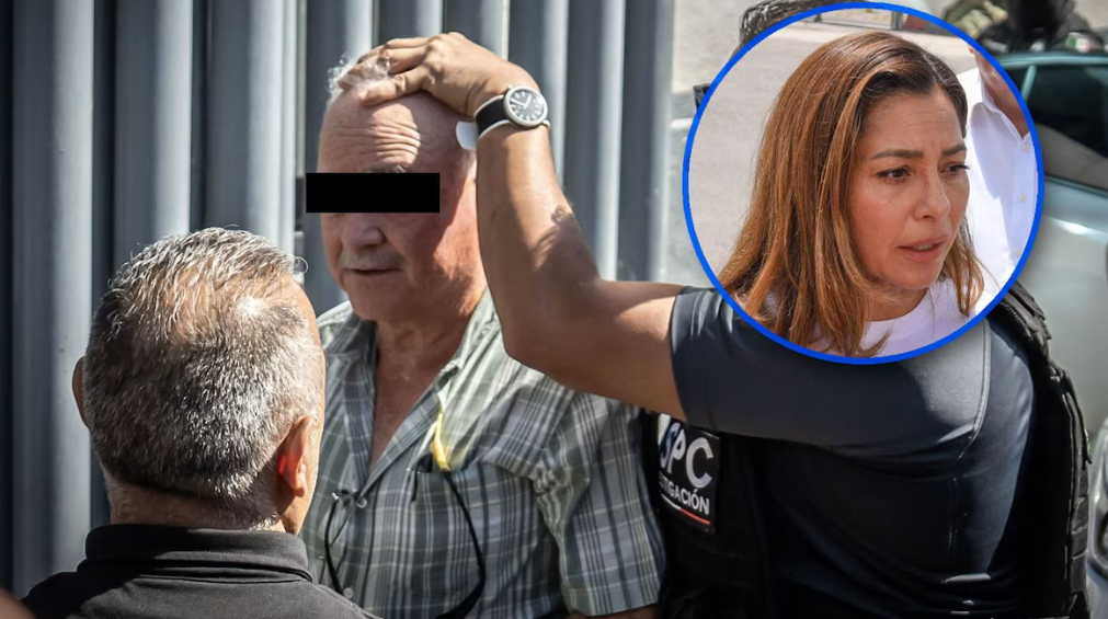 Ernesto Ruffo durante su llegada a Ensenada